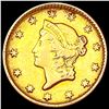 Image 1 : 1854 Rare Gold Dollar HIGH GRADE