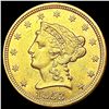 Image 1 : 1853 $2.50 Gold Quarter Eagle UNCIRCULATED