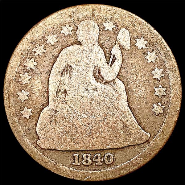1840 Seated Liberty Dime NICELY CIRCULATED