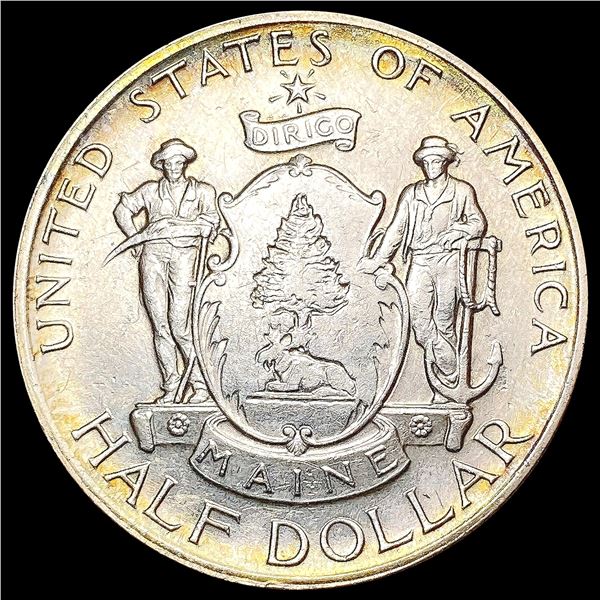 1920 Maine Half Dollar LIGHTLY CIRCULATED
