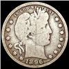 Image 1 : 1896-S Barber Quarter NICELY CIRCULATED