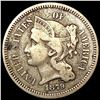 Image 1 : 1879 Nickel Three Cent NICELY CIRCULATED