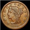 Image 1 : 1855 Upright 5s Braided Hair Large Cent LIGHTLY CI
