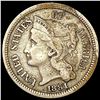 Image 1 : 1881 Nickel Three Cent NICELY CIRCULATED