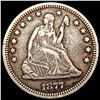 Image 1 : 1877-CC Seated Liberty Quarter LIGHTLY CIRCULATED