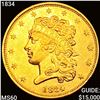 Image 1 : 1834 $5 Gold Half Eagle UNCIRCULATED