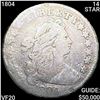 Image 1 : 1804 14 STAR REV Draped Bust Dime LIGHTLY CIRCULAT