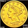 Image 1 : 1866-S $2.50 Gold Quarter Eagle CHOICE AU