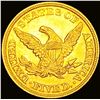Image 2 : 1847 $5 Gold Half Eagle CHOICE BU