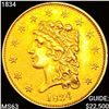 Image 1 : 1834 $3 Gold Piece UNCIRCULATED