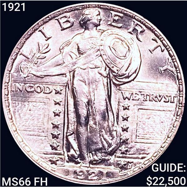 1921 Standing Liberty Quarter GEM BU FH