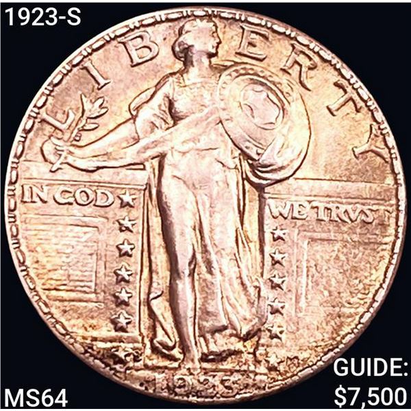 1923-S Standing Liberty Quarter CHOICE BU