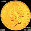 Image 1 : 1855-C Rare Gold Dollar UNCIRCULATED