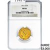 Image 1 : 1911-S $5 Gold Half Eagle NGC MS61