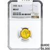 Image 1 : 1903 $2.50 Gold Quarter Eagle NGC MS67