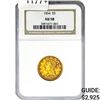 Image 1 : 1854 $5 Gold Half Eagle NGC AU58