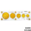 Image 1 : 1856-1926 US Gold Type Set [5 Coins]