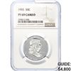 Image 1 : 1955 Franklin Half Dollar NGC PF69 Cameo