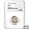 Image 1 : 1937-D Buffalo Nickel NGC AU53 3 Legs
