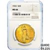 Image 1 : 1924 $20 Gold Double Eagle NGC MS66