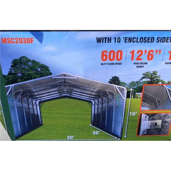 2023 Diggit 20'x30' Metal Garage Carport Shed-Unused