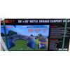 Image 2 : 2023 Diggit 20'x30' Metal Garage Carport Shed-Unused