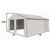 Image 15 : TMG Industrial 21'x19' Double Garage Metal Shed-Unused