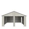 Image 2 : TMG Industrial 21'x19' Double Garage Metal Shed-Unused
