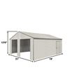 Image 4 : TMG Industrial 21'x19' Double Garage Metal Shed-Unused