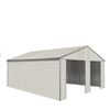 Image 6 : TMG Industrial 21'x19' Double Garage Metal Shed-Unused