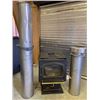 Image 1 : Napolean Wood Stove w/Insulated Chimney Pipe