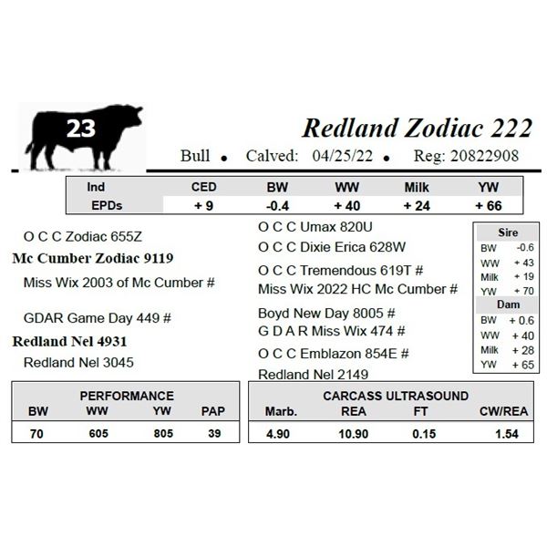 Redland Zodiac 222