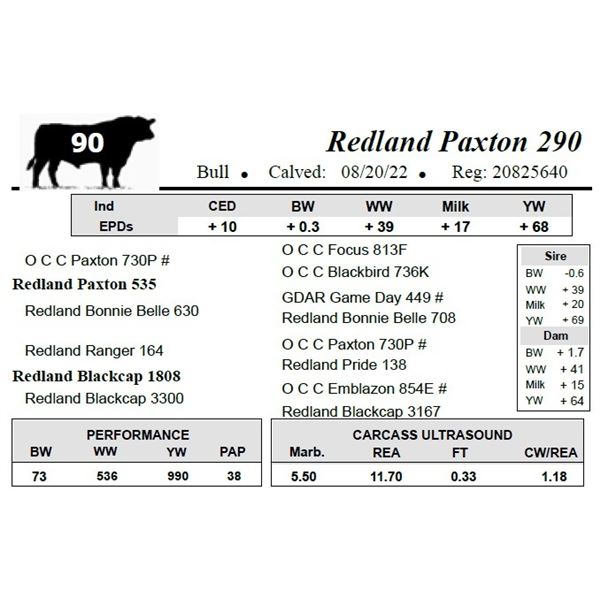 Redland Paxton 290