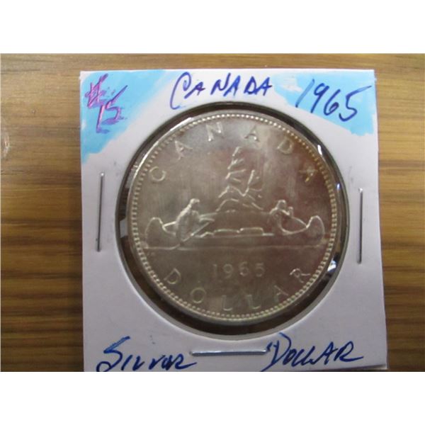 1965 CANADA SILVER DOLLAR
