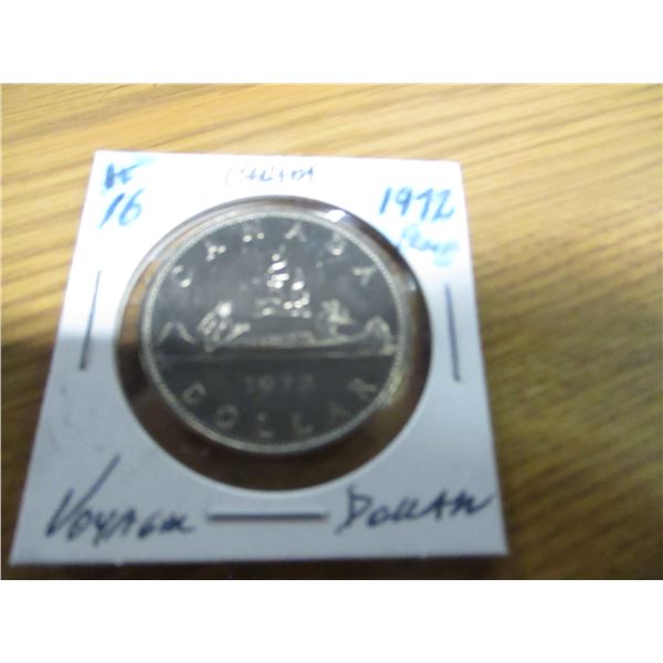 1972 PROOF CANADA VOYAGER DOLLAR