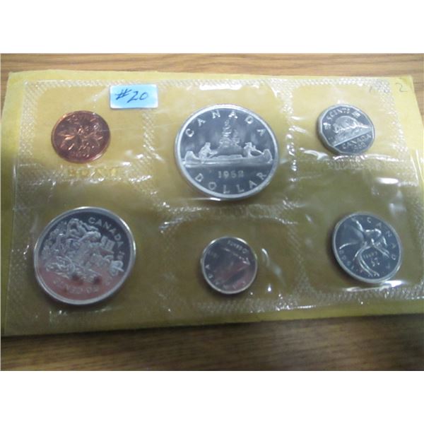 1962 PROOF CANADA SILVER COIN SET