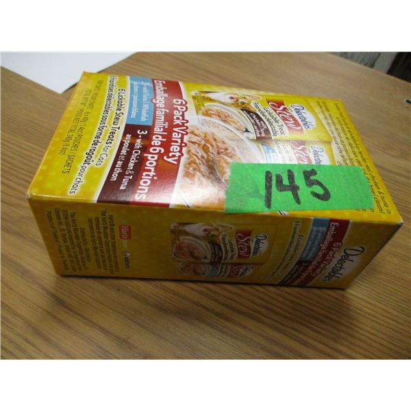 SHELF PULLS (AS IS):  6 PACK VARIETY CAT LICKABLE TREATS