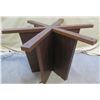 Image 1 : Berkeley Mills Wooden Star-Shaped Table Base 48"dia, 29"H
