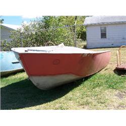 V Hull Fiberglass Boat