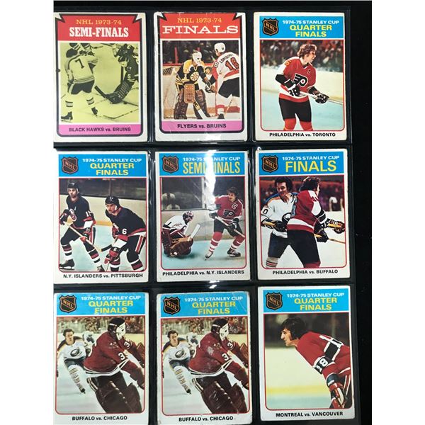 LOT OF VINTAGE NHL STAR CARDS