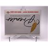 Image 2 : HANK AARON SIGNED TOPPS GOLD ANNIVERSARY TRADING CARD (PREMIER COA)