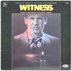 Image 1 : Harrison Ford Signed Witness Soundtrack Album Cover W/ Vinyl