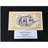 Image 1 : RALPH FIENNES SIGNED HOGWARTS TRAIN TICKET (RA COA)