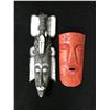 Image 1 : LOT OF NATIVE WALL MASKS (ONE SIGNED)