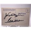 Image 1 : TED WILLIAMS AND JOE DIMAGGIO SIGNED POST CARD (PREMIER COA)