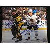 Image 1 : SIDNEY CROSBY AND CONNOR BEDARD DUAL SIGNED 8 X 10 (GCG HOLO)