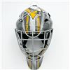 Image 3 : TOM BORASSO SIGNED PITTSBURGH PENGUINS FULL SIZE MASK (FROZEN POND COA)