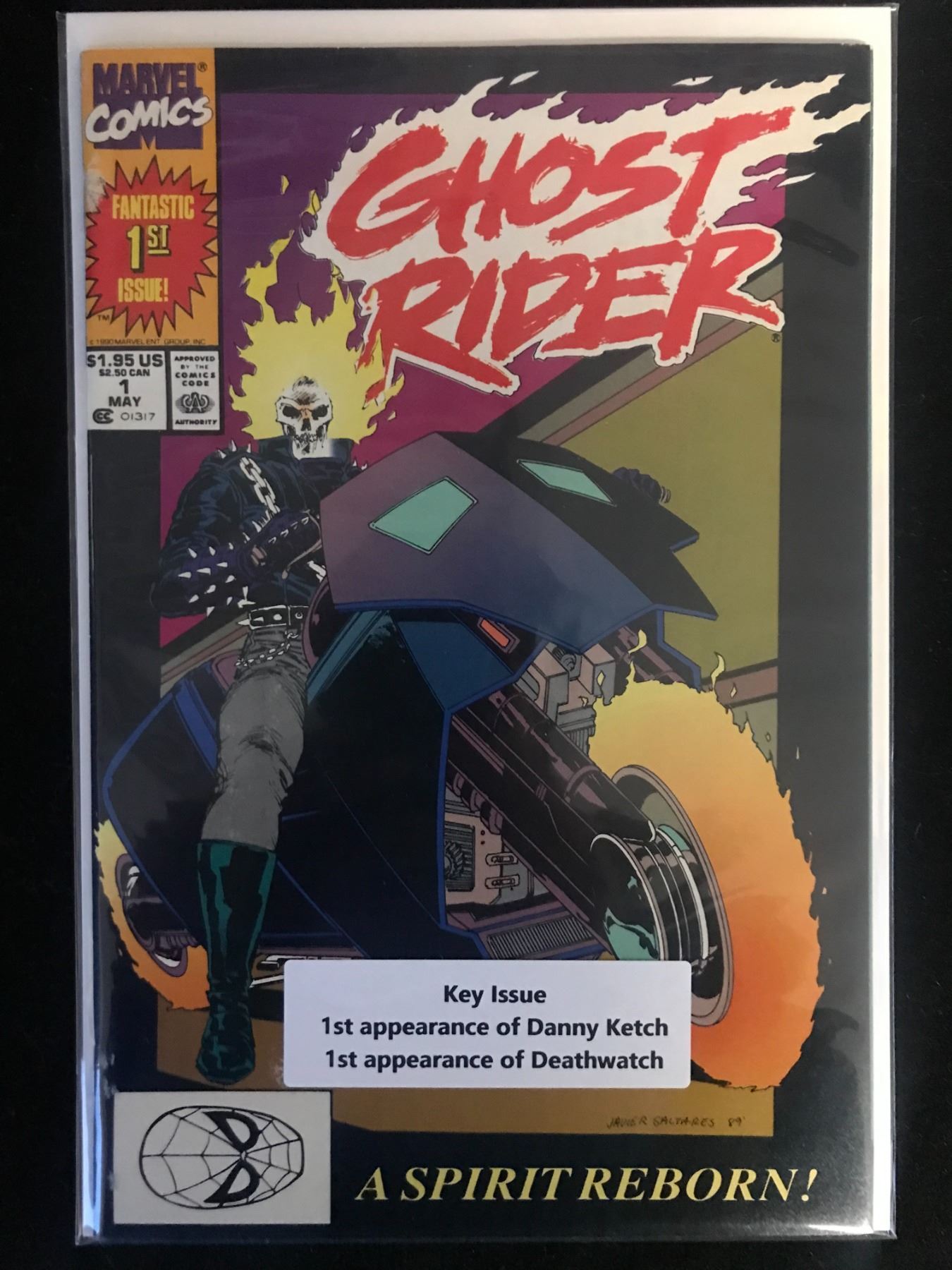 Deathwacth Ghost Rider MARVEL COMICS NO.1 GHOST RIDER (1ST APP DANNY KETCH AND DEATHWATCH)