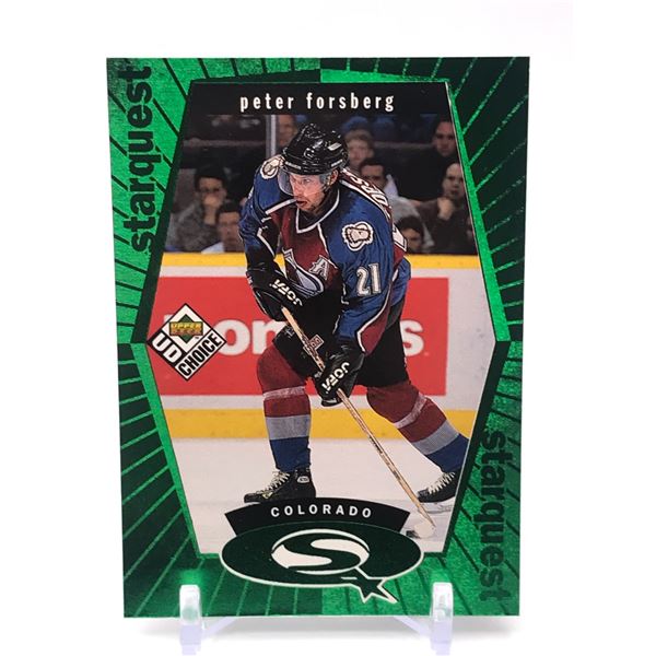 1999 UPPER DECK SPECTRA EMERALD INSERT PETER FORSBERG