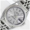 Image 2 : Rolex Ladies Stainless Steel Quickset Factory Silver Index Datejust With Rolex B